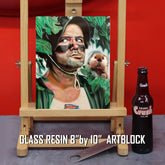 Golf Canvas Art - Bushwood Bill Murray by Chris Tutty